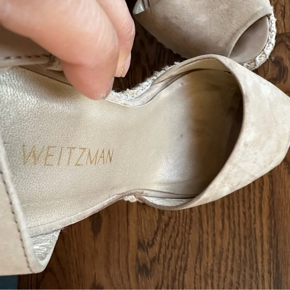 Stuart Weitzman elegant espadrille